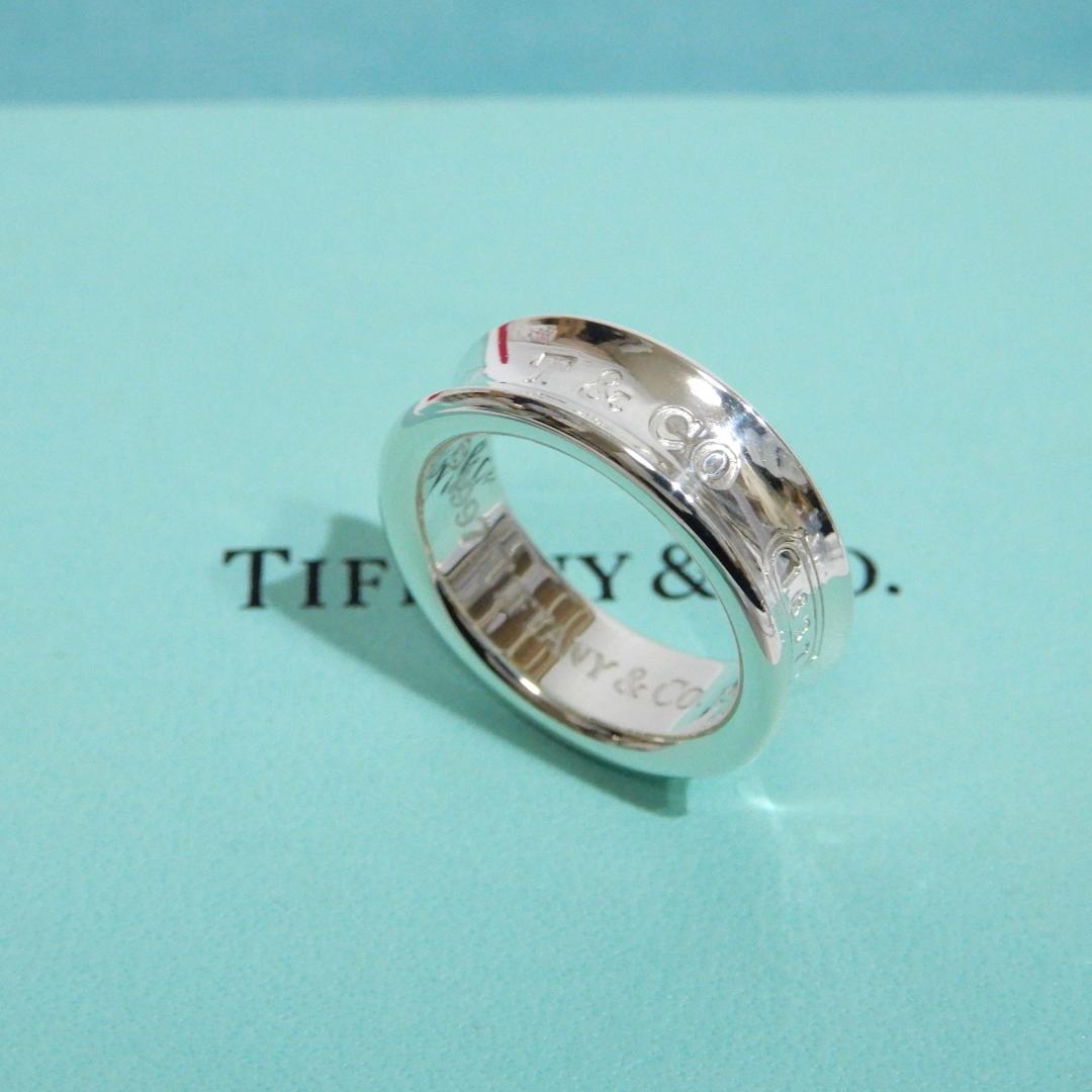 TIFFANY ティファニー　ナロー リング　12号　1837　シルバー　A11