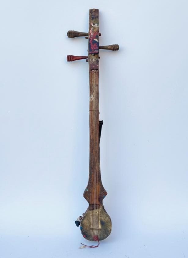 チベット 民族 楽器 弦楽器 ダムニェン シュグナン ルバーブ ディンギル