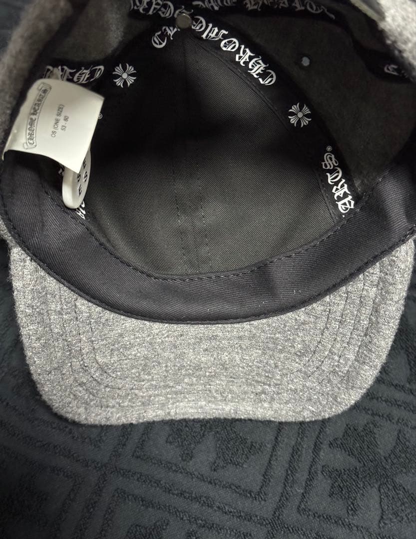 【Rinkan 鑑定済】クロムハーツ ウール キャップ クロスパッチ セメタリー