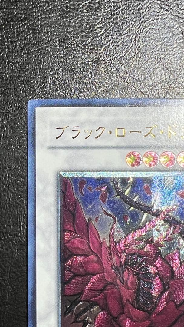 良品 ブラックローズドラゴン レリーフ