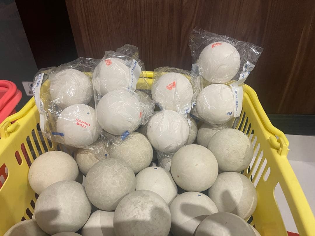 公認球　ソフトテニスボール180球　アカエム、ケンコーボール