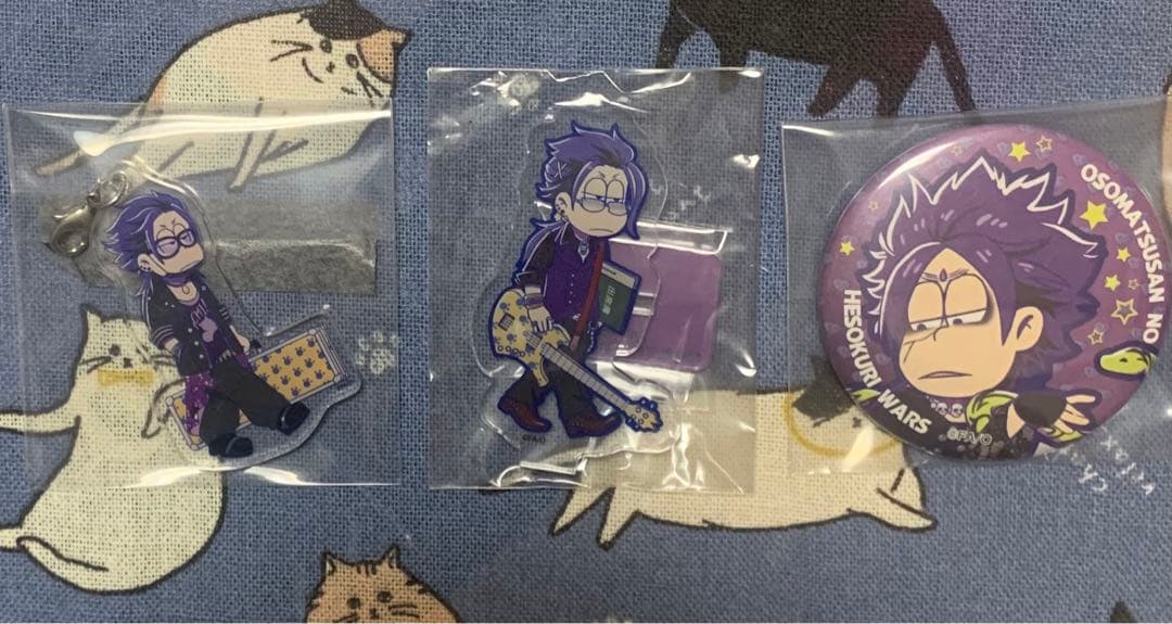 おそ松さん へそウォ 一松 壱 バンド松 アクスタ アクキー 缶バッジ