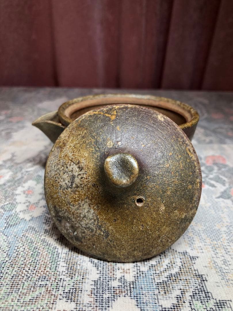 備前焼宝瓶、豊福寬手造　茶道具　煎茶道具 美品