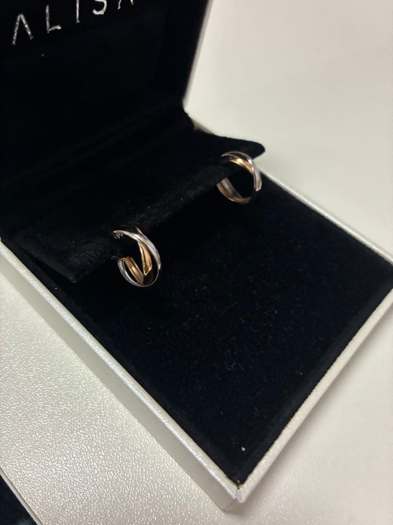 専用です　　　　　PT900 K18 フープピアス　ピンクゴールド　プラチナ