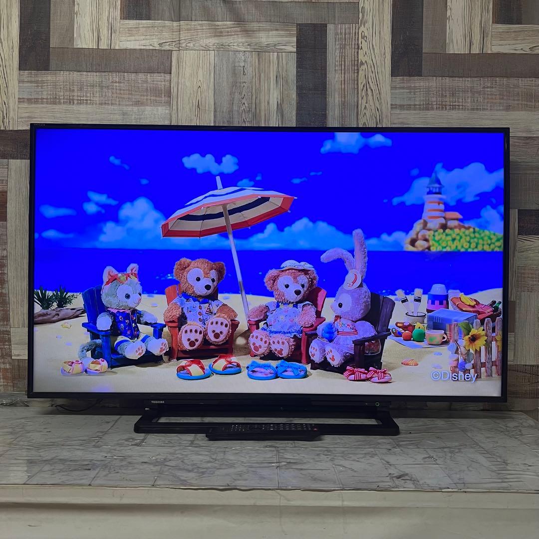 即日受渡❣️全国送料込東芝50型液晶テレビ外付けHDD録画対応　HDMI×2端子
