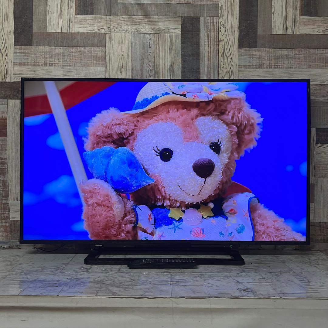 即日受渡❣️全国送料込東芝50型液晶テレビ外付けHDD録画対応　HDMI×2端子