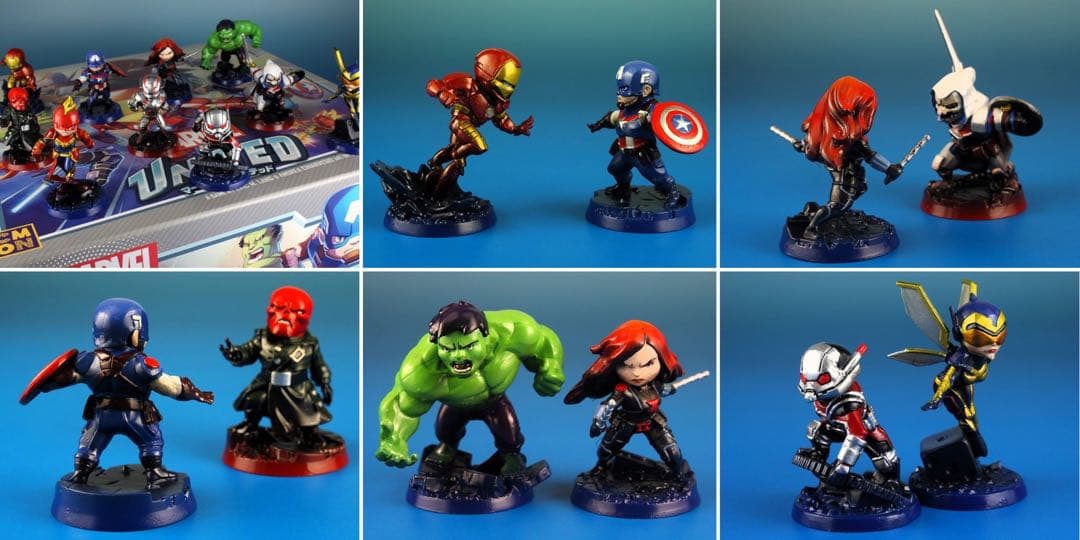 ボードゲーム MARVEL UNITED マーベルユナイテッドフィギュア塗装済み