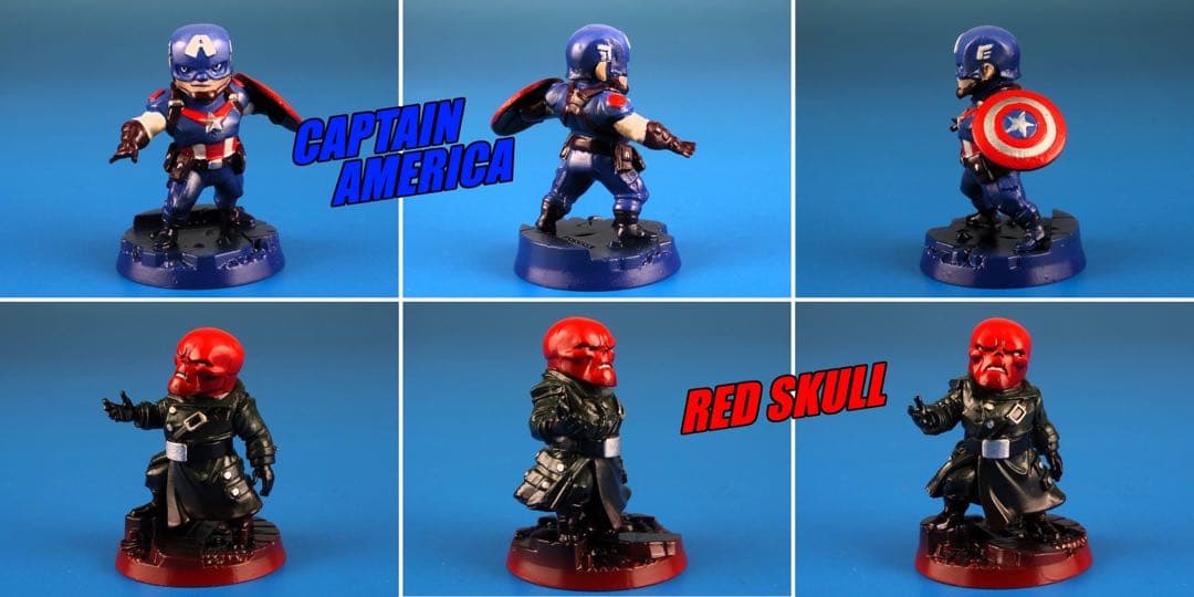 ボードゲーム MARVEL UNITED マーベルユナイテッドフィギュア塗装済み