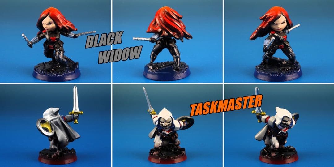 ボードゲーム MARVEL UNITED マーベルユナイテッドフィギュア塗装済み