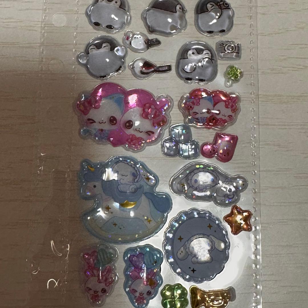 シール帳完成品　ボンボンドロップシール　たまごっち　ちいかわ　しすくちゃん　平成