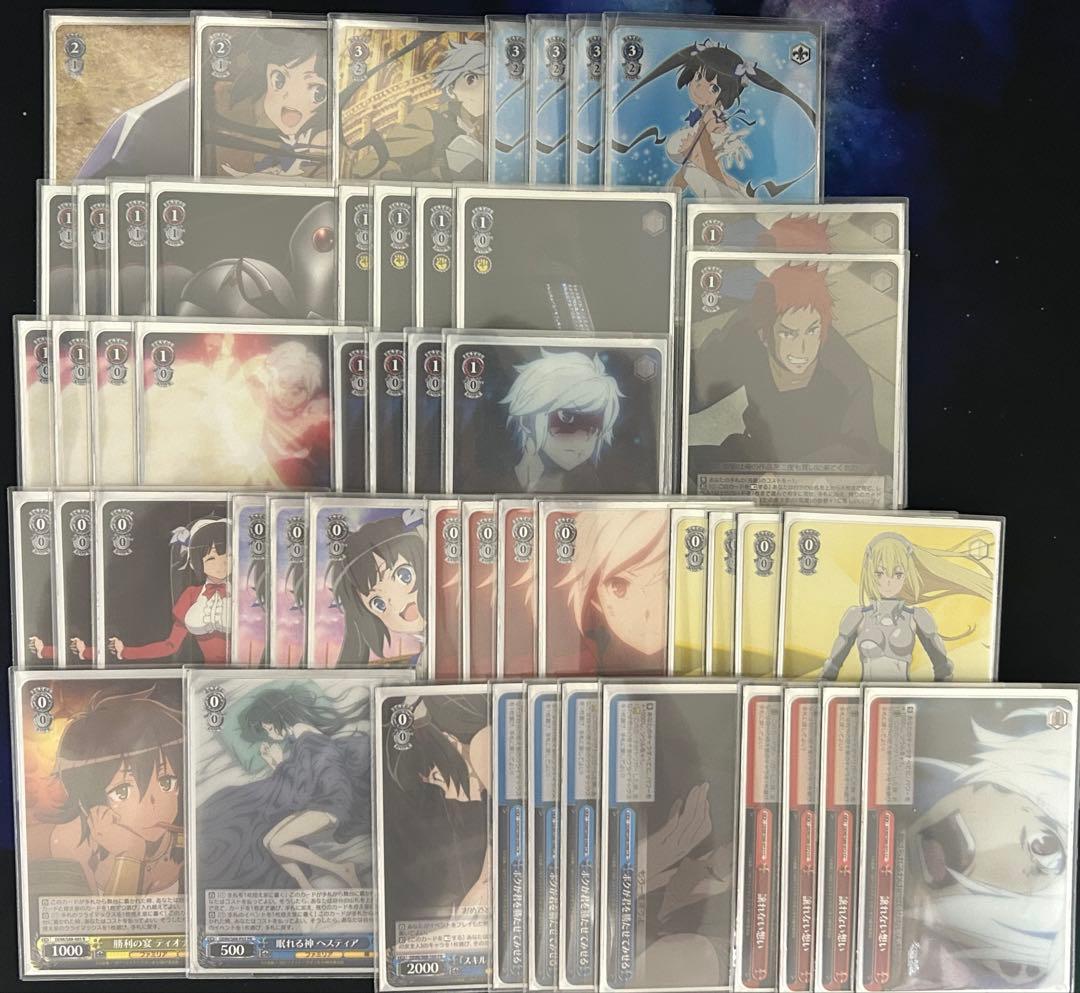 ヴァイスシュヴァルツ ダンまち デッキ パーツ付