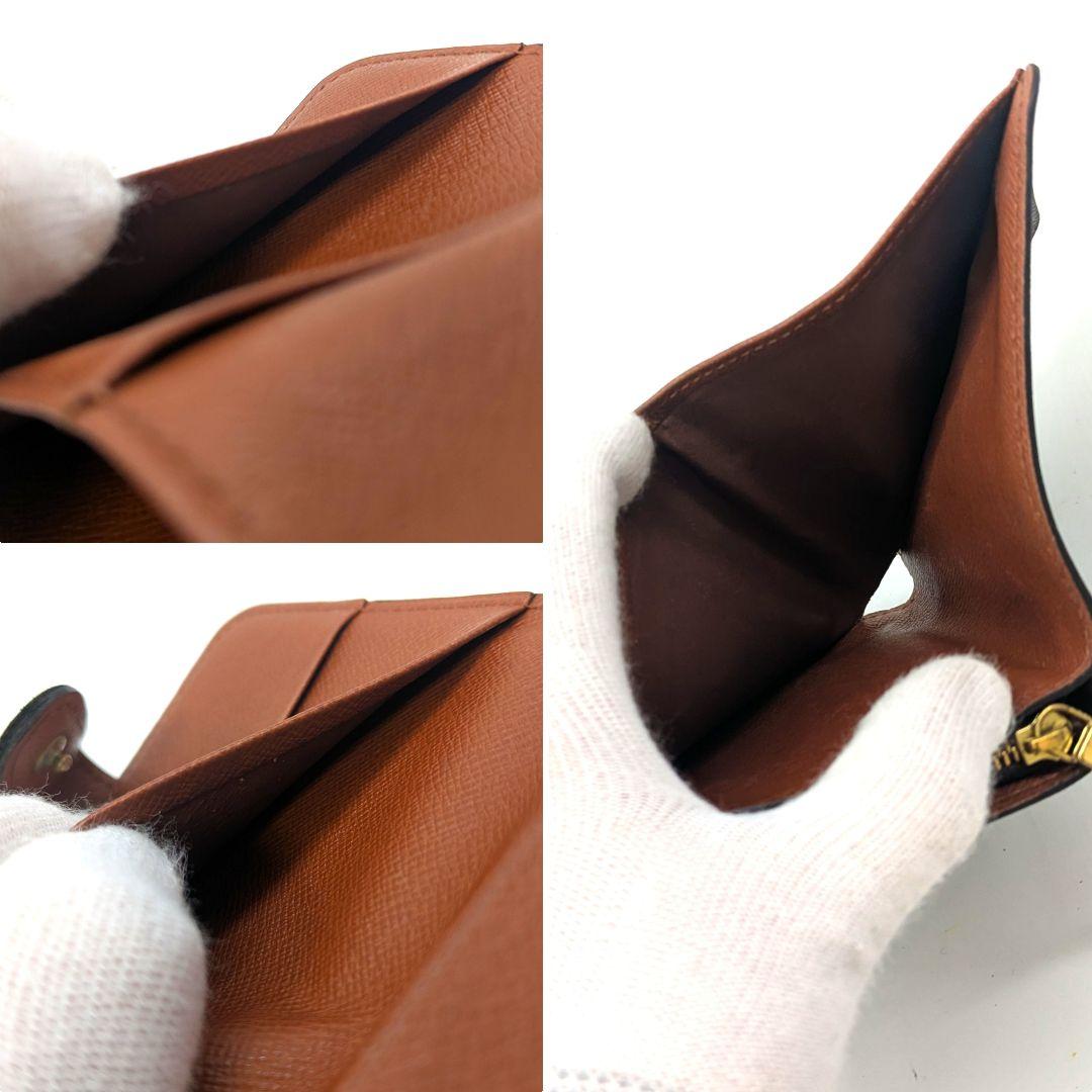 ルイヴィトン モノグラム コンパクトジップ 二つ折り財布 B18