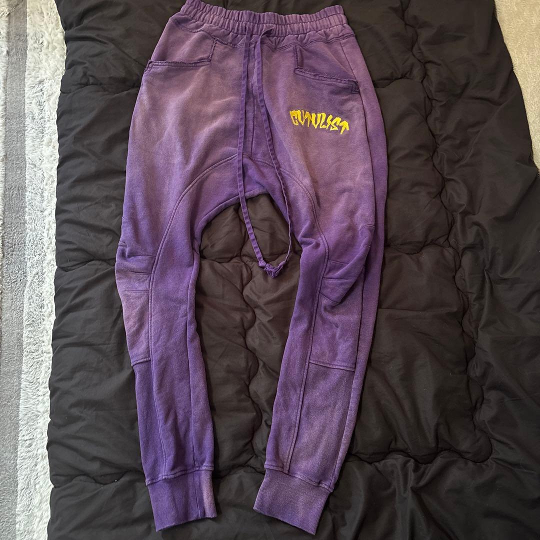 CULTULIST ロゴ入り 紫 サルエルパンツ