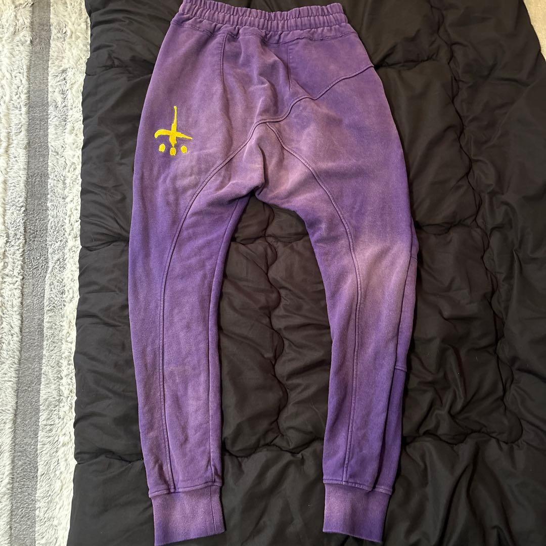 CULTULIST ロゴ入り 紫 サルエルパンツ