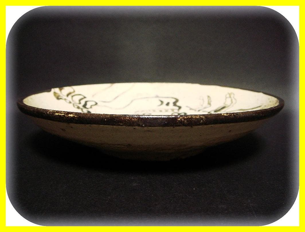 me504⑱『妖怪 がしゃどくろ 皿』　/骨董品 古美術 古玩 アンティーク