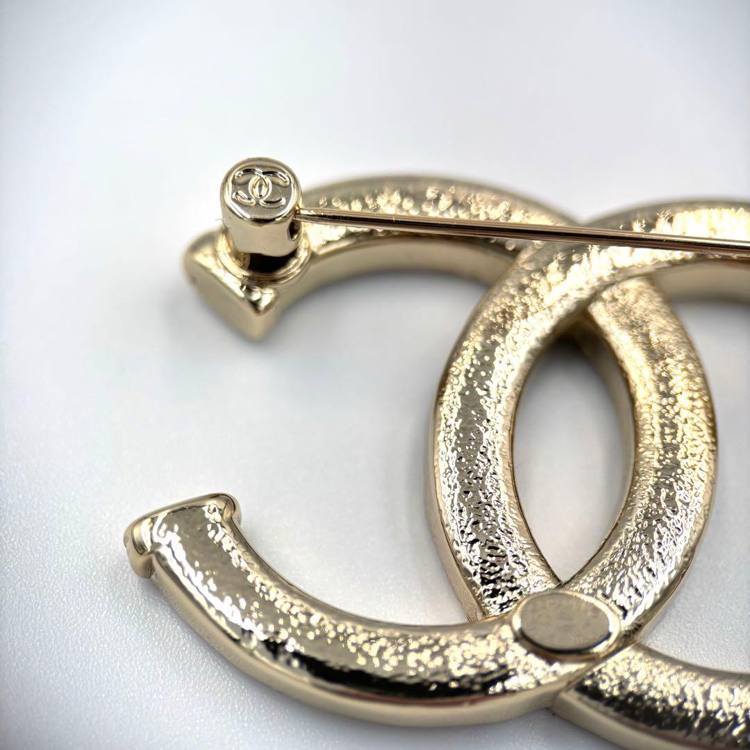 【極美品】シャネル CHANEL ブローチ ココマーク パール ゴールド