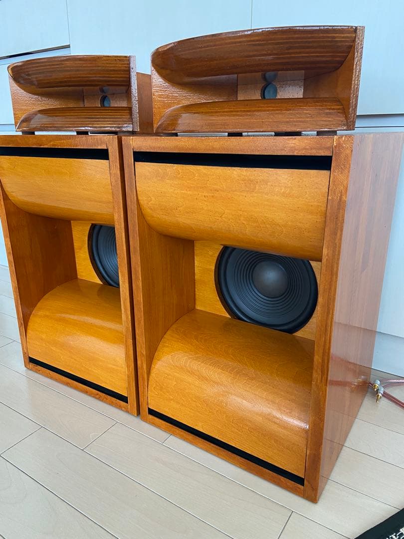 ウッドホーン搭載フロントロードホーンスピーカー