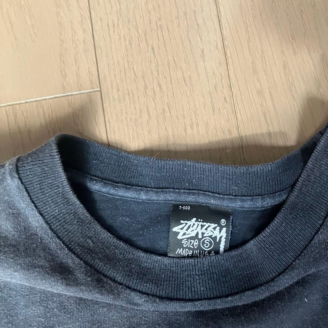 希少 Stussy 80s usa製 クラウン ブラック フェード 短丈 90s