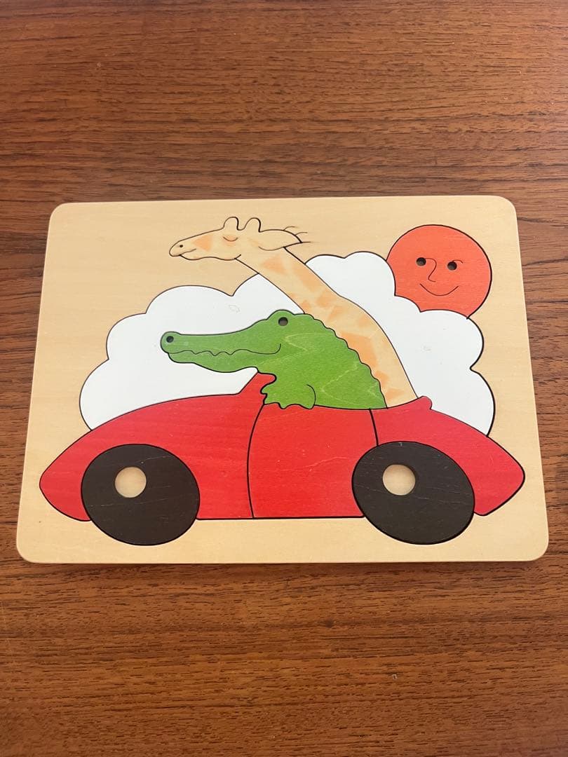 ジョージラックパズル　希少なアンティーク品 動物テーマ 木製パズル7セット