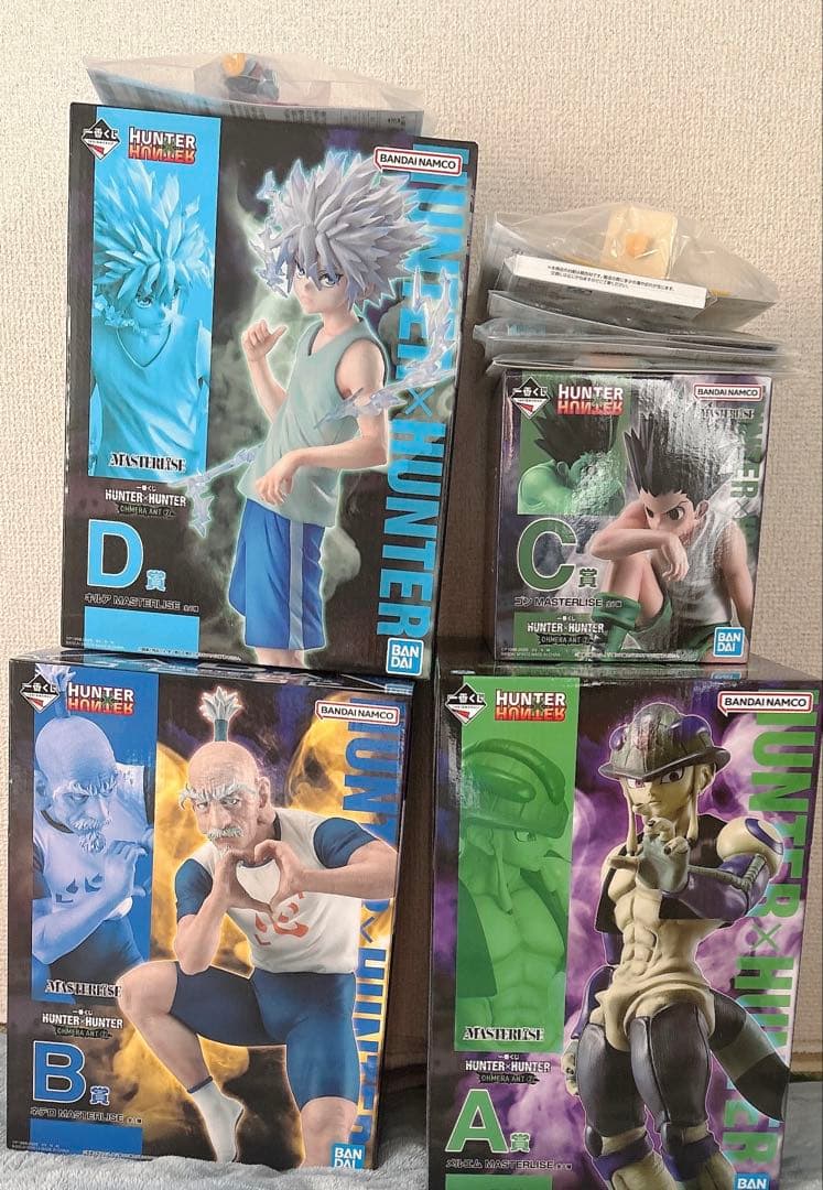 新品早い者勝ち 一番くじ Hunter x Hunter フィギュアセット 4体