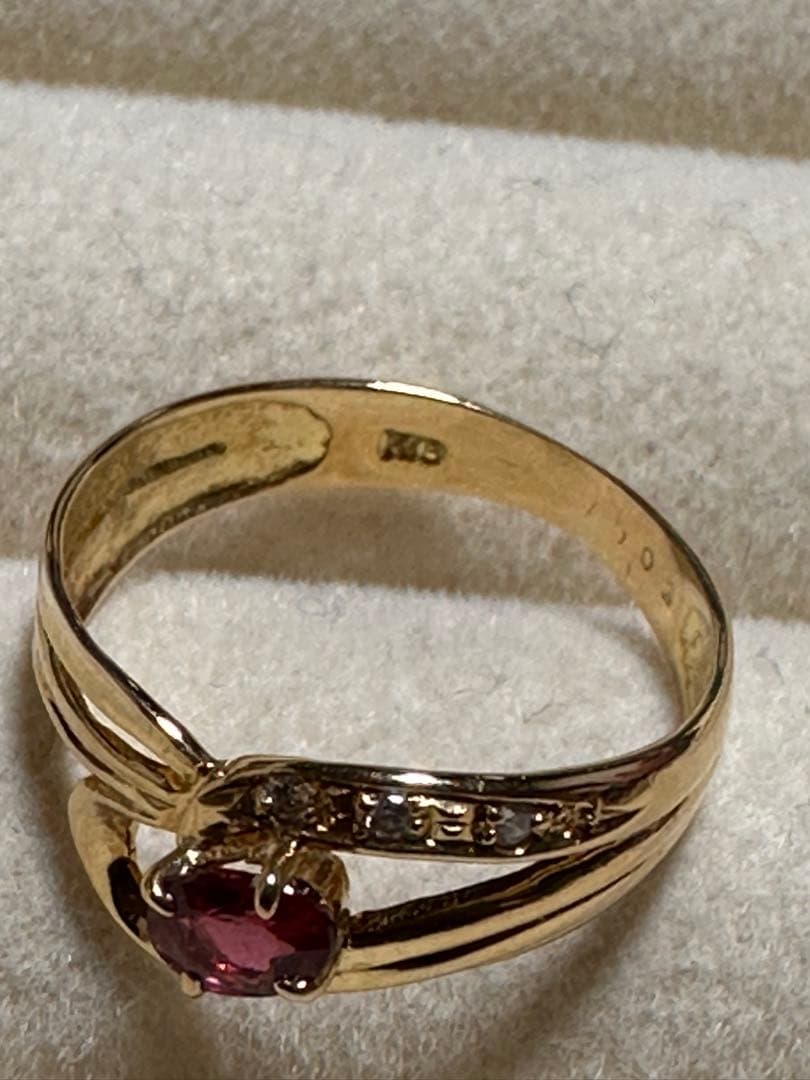 k18ルビーリング　8号サイズ