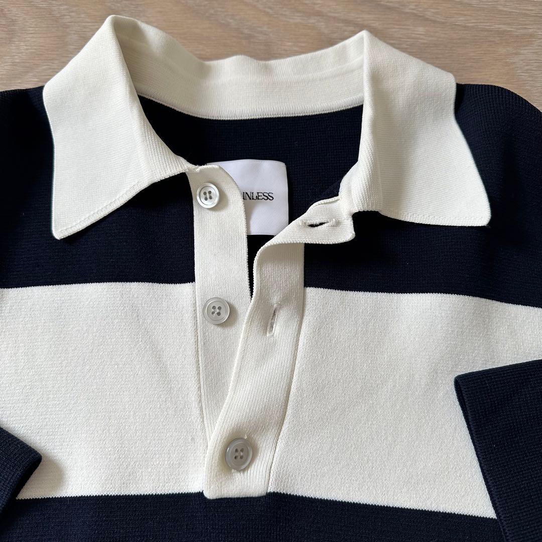 BEAUTY&YOUTH別注 NOUNLES ミニラガー ニットシャツ