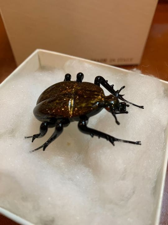 ベネチアンガラス　巨匠ヴィットリオ・コスタンティーニ　コガネムシ