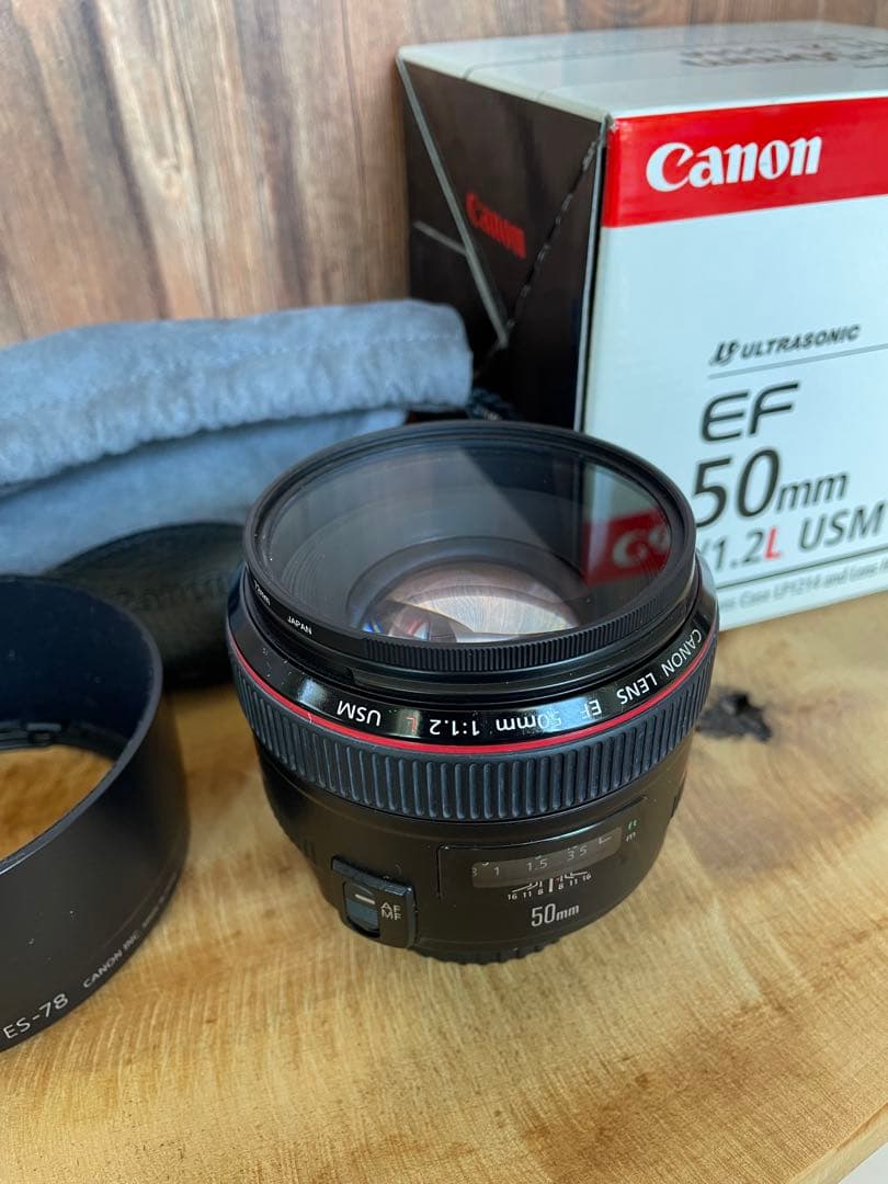 Canon EF 50mm f/1.2L USM レンズ