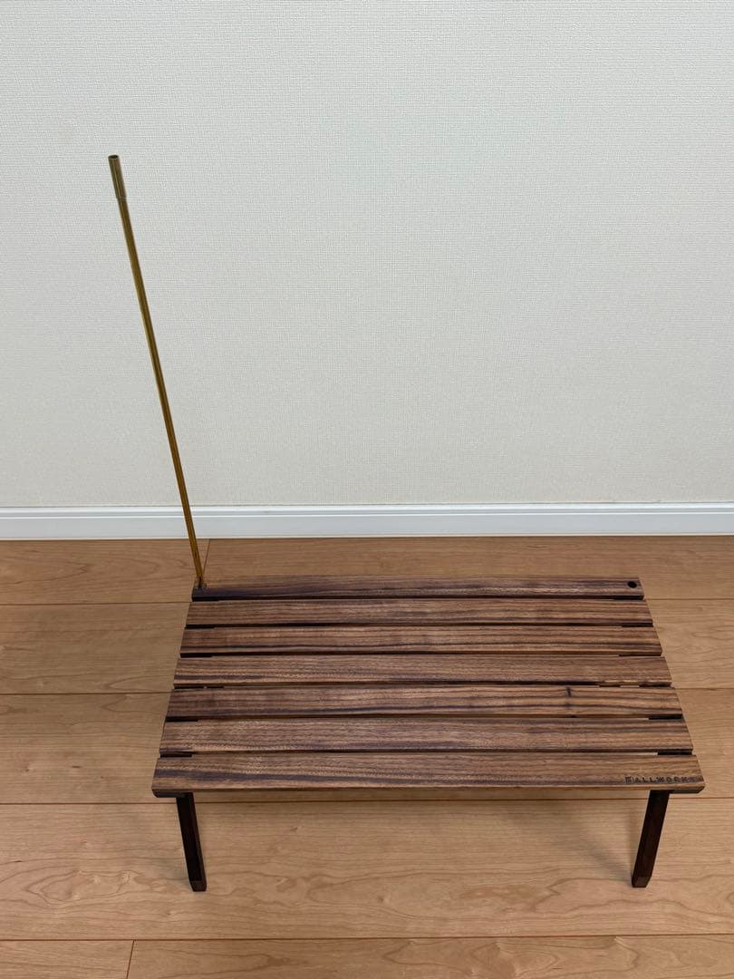 【新品未使用】Fallworks mini table walnut