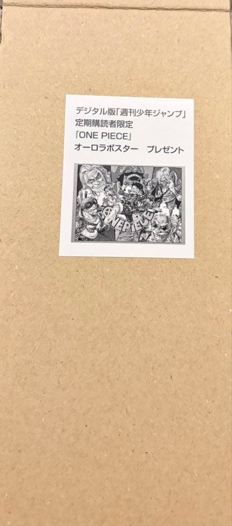 【年内限定価格】300枚限定 ワンピース オーロラ B2ポスター