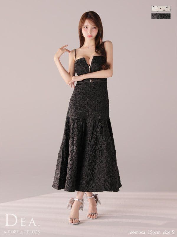 Robe de Fleurs　DEA　レースフレアドレス Sサイズ