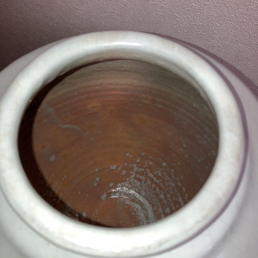 萩焼花瓶　古美術