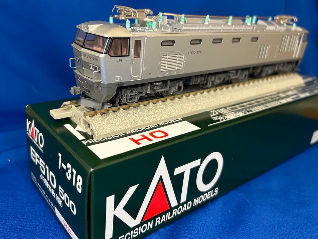 KATO EF510 JR貨物色(銀)ウェザリングディテールアップ