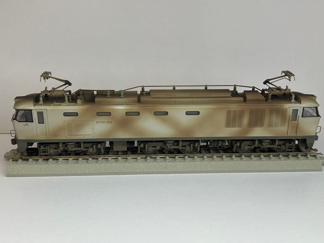 KATO EF510 JR貨物色(銀)ウェザリングディテールアップ