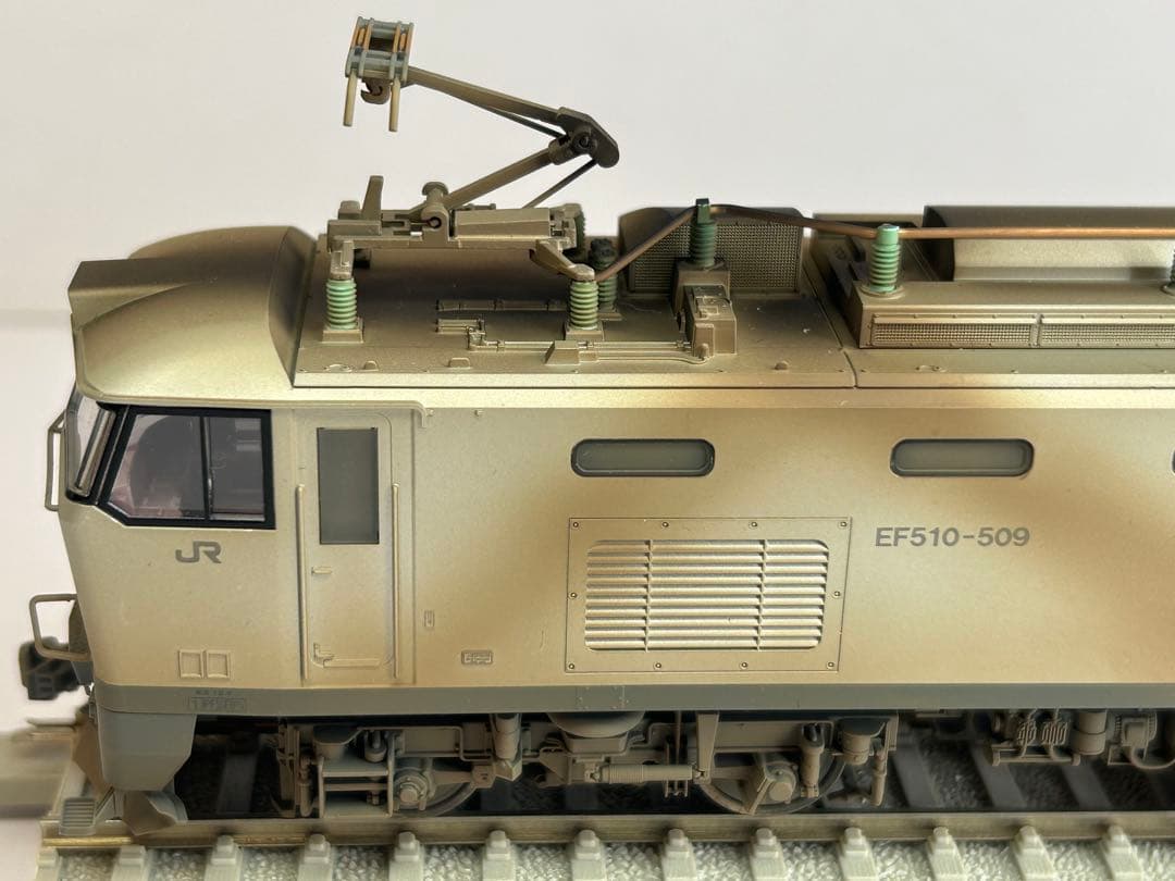 KATO EF510 JR貨物色(銀)ウェザリングディテールアップ
