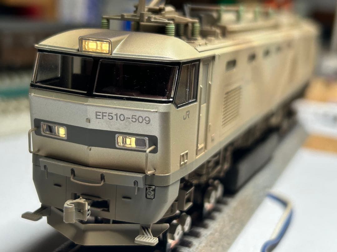 KATO EF510 JR貨物色(銀)ウェザリングディテールアップ