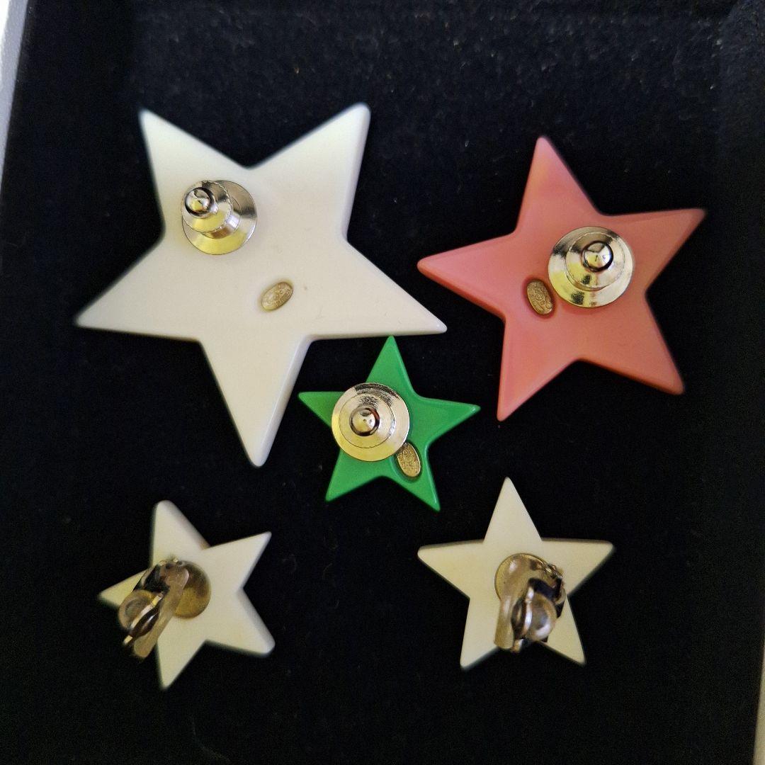 CHANEL　シャネル　ブローチ3点　イヤリング1点　セット　星　スター