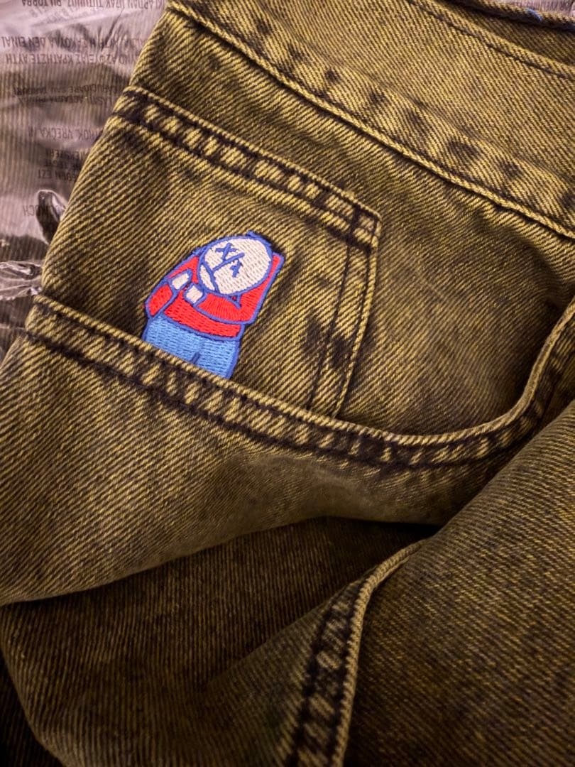 スケートボード POLAR BIG BOYJEANS GREEN BLACK S