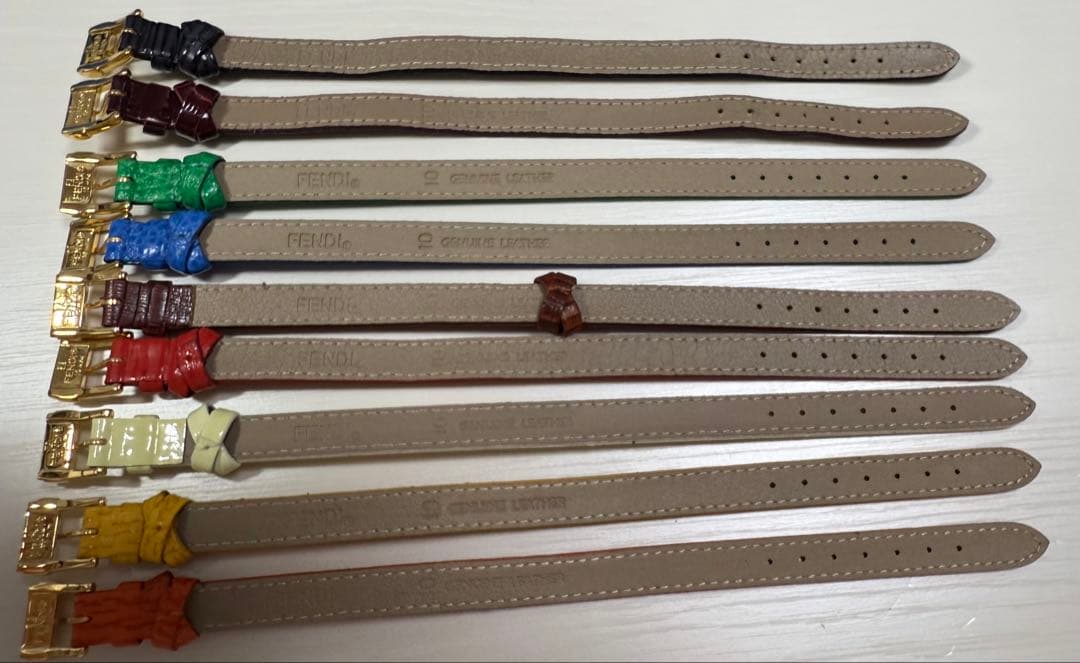 フェンディ FENDI 640L チェンジベルト クォーツ レディース　9色