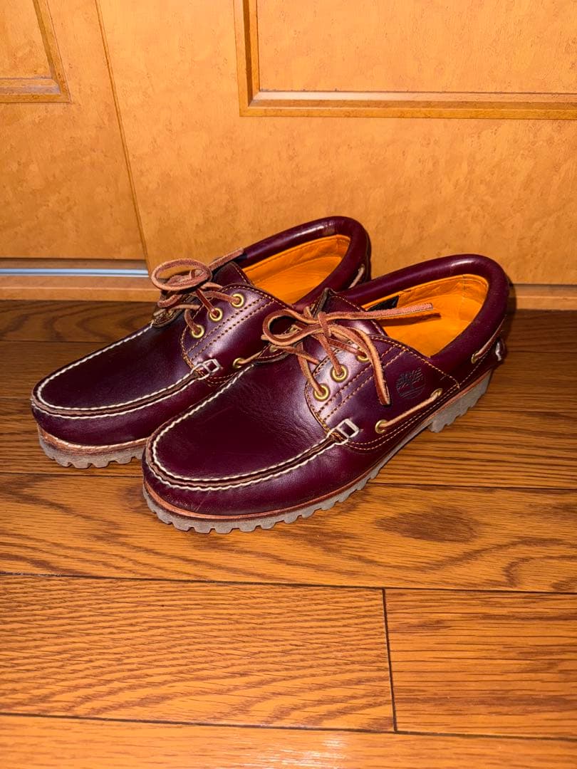 ［美品］Timberland 3eyeバーガンディ 27.0cm