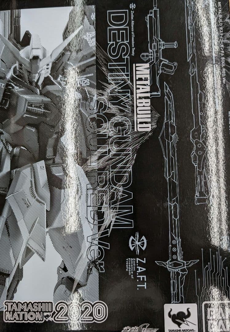 メタルビルド。ディステニーガンダム.ＳＯUL．ＲＥD魂ネーション2020。