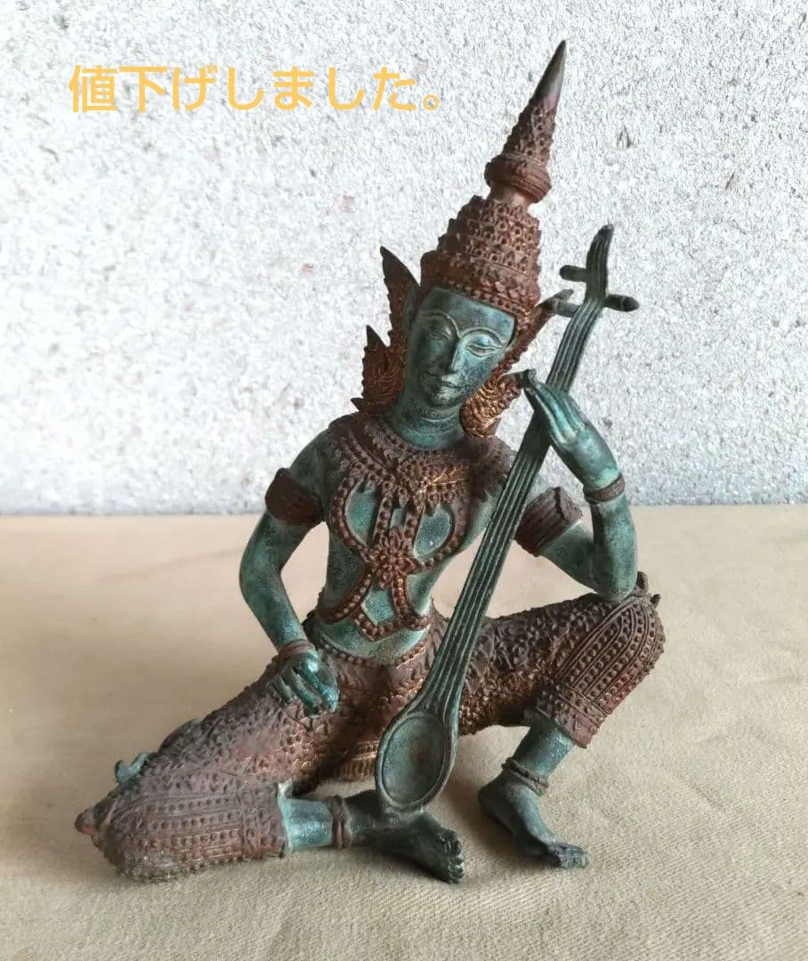 鋳銅製　チベット仏像