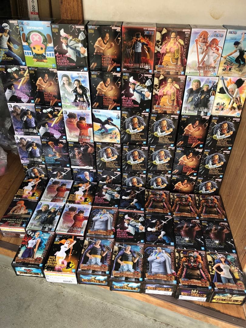 ワンピース　フィギュア　出航　バトレコ　ゾロ　エース　クロコダイル　63個