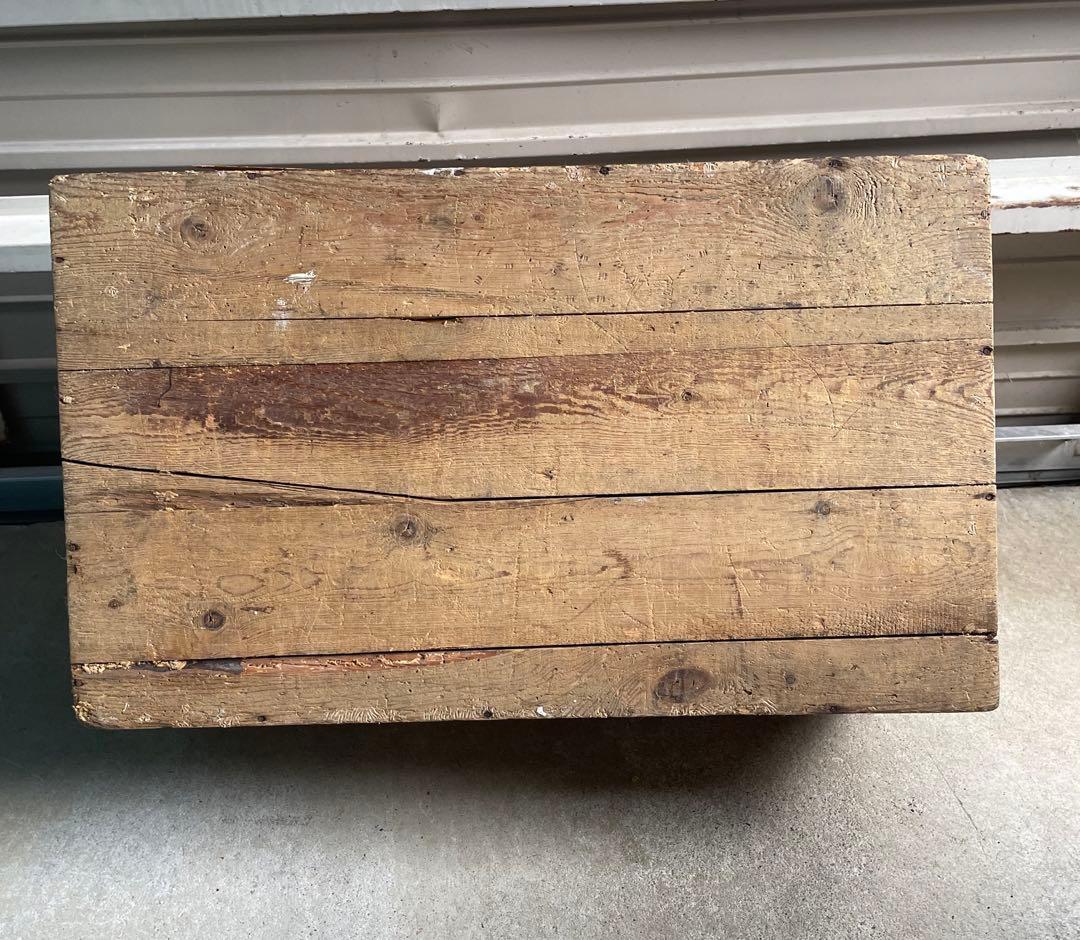 稀少/アンティーク/フランス/HOFFMAM社製/大型/ウッドボックス/木箱