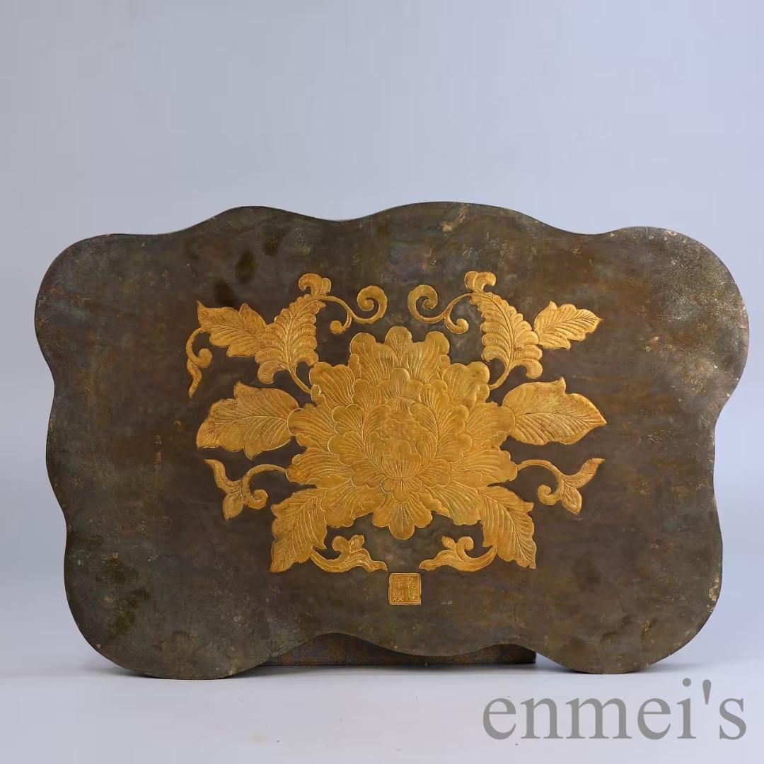 中国古美術 鏨刻酒器揃 描金 純銅製 茶道具 酒道具 宴席用 金属工芸 細密細工