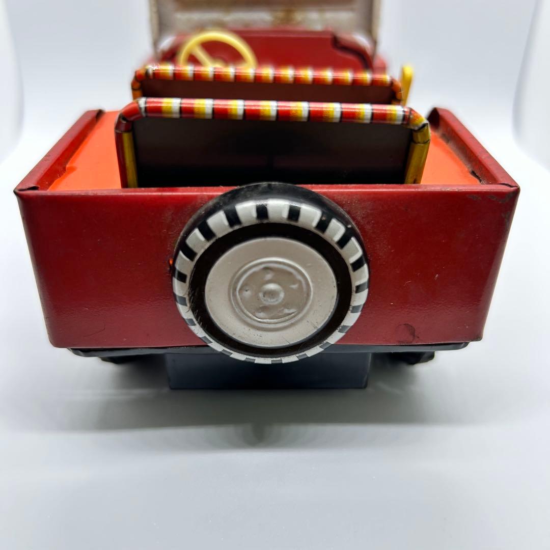 日本製　ブリキ　ジープ　JEEP 電池式　当時物