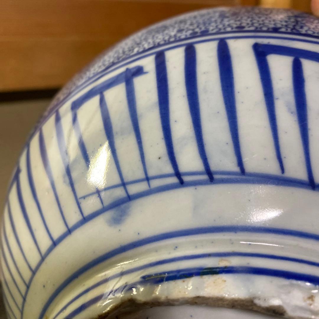 明治古伊万里みじん徳利35cm18cm