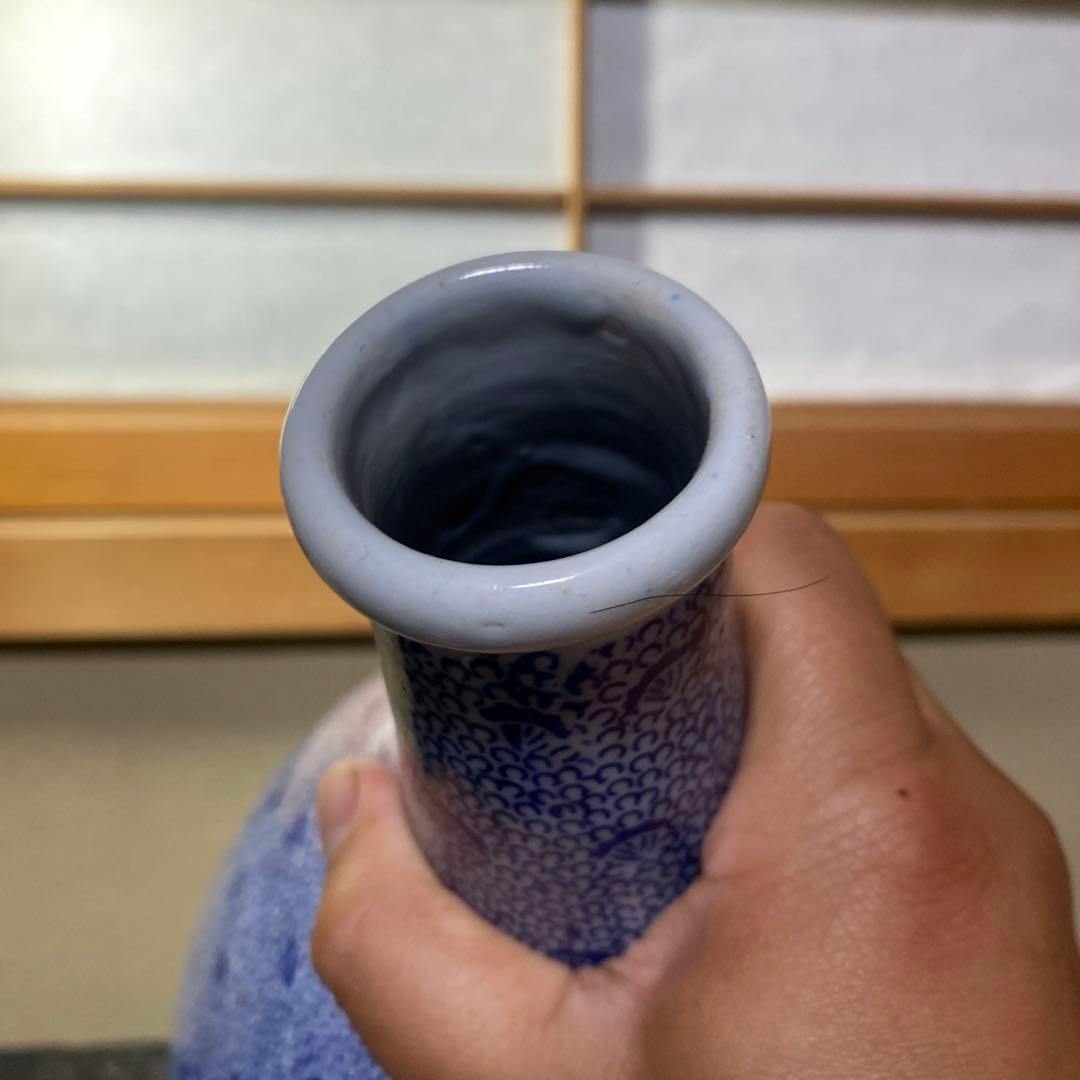 明治古伊万里みじん徳利35cm18cm