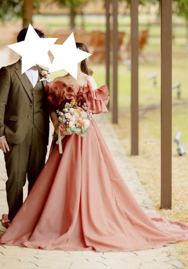 THE URBAN BLANCHE　2WAY　フリル　カラードレス