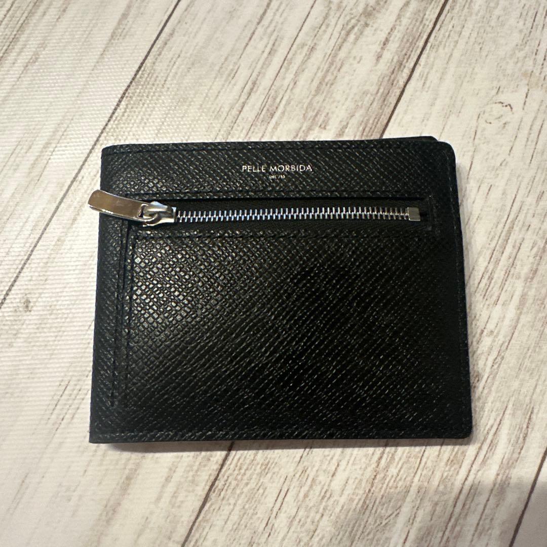 PELLE MORBIDA ブラックレザー財布